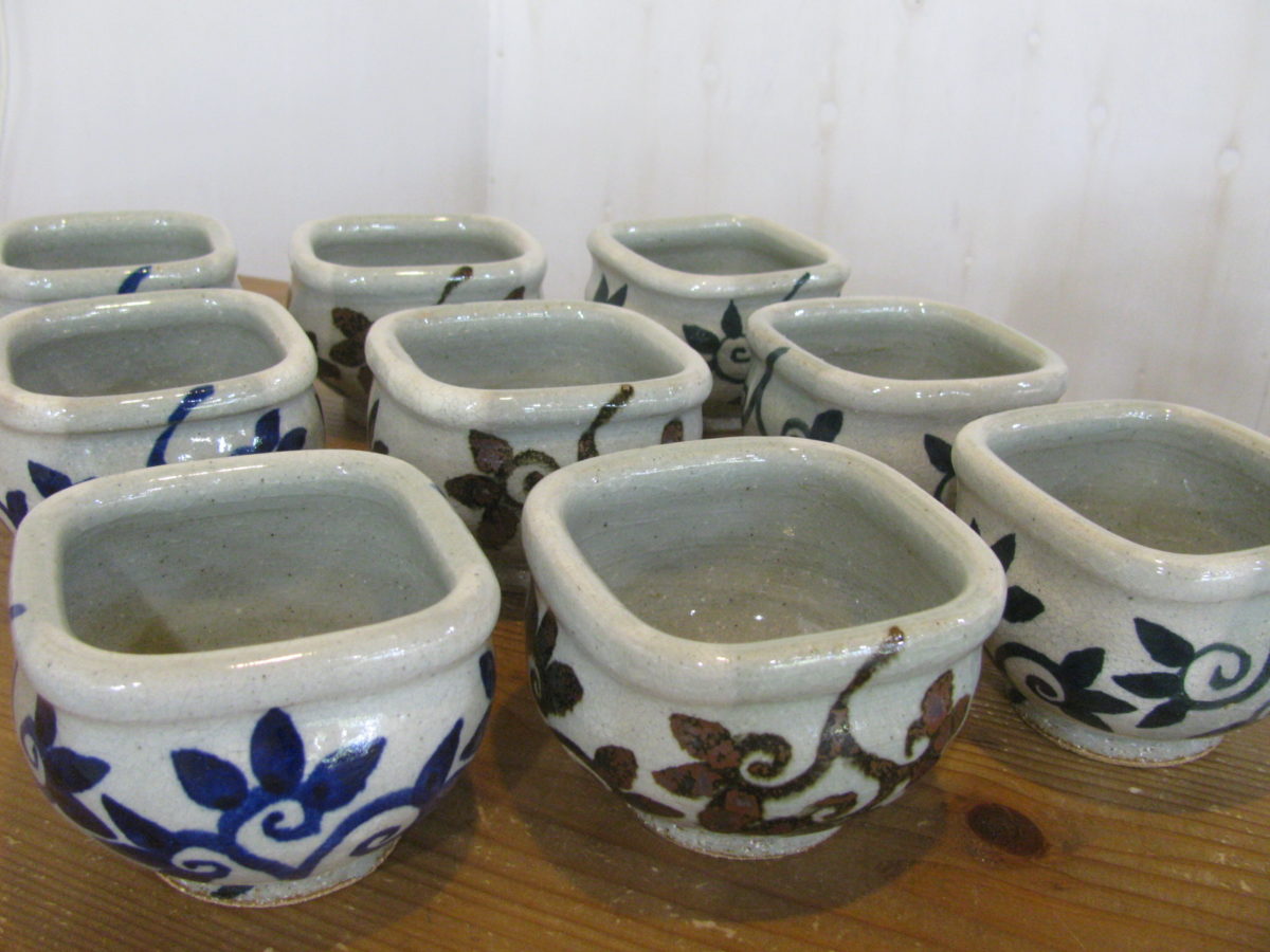 五山焼：朝比奈克文の絵付け陶器