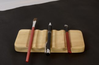 自然木のペン皿　栓