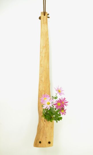 自然木の花器 :壁掛け花