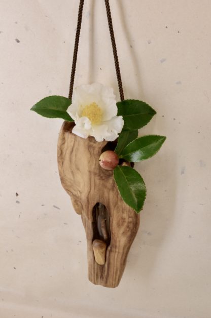 自然木の花器：吊り型