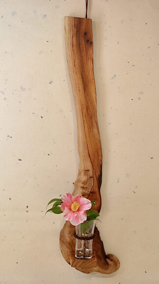 自然木の花器 :壁掛け花