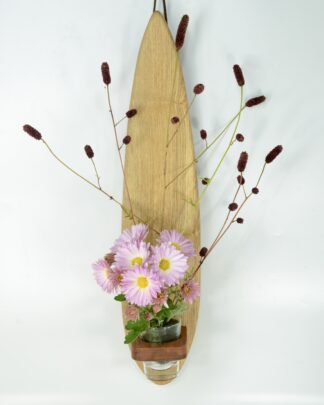 自然木の花器 :壁掛け花
